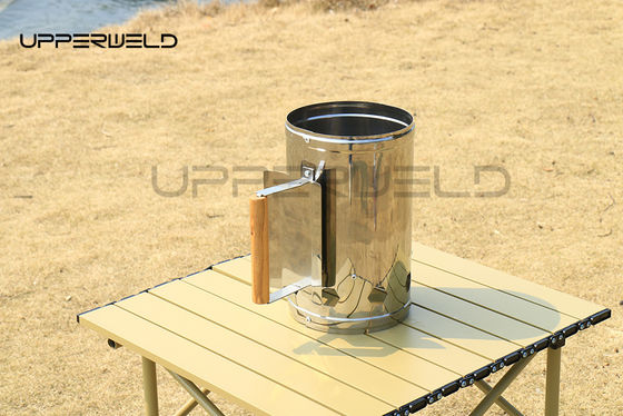 Zinkplattierte Stahlkanister Holzkohle Schornstein Starter für tragbare BBQ Outdoor Kochen