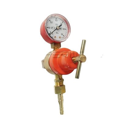 Roter Hochdruck-Niederdruck-Schweißgasregulator MIG mit Druckregulator des russischen Typs