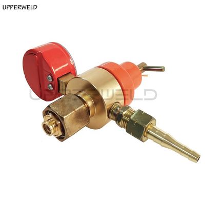 Roter Hochdruck-Niederdruck-Schweißgasregulator MIG mit Druckregulator des russischen Typs