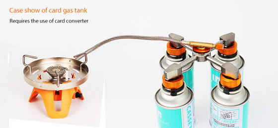 Rostverhütung 4 in 1 selbstschließender Kochadapter aus Aluminiumlegierung für Gasbehälterwerkzeuge