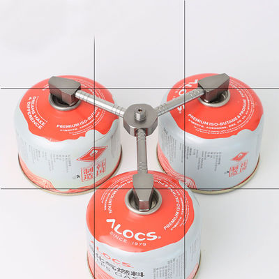 Outdoor Camping Lamp Converter mit 97g Aluminiumlegierung Gas Tank Umwandlung Kopfwerkzeuge