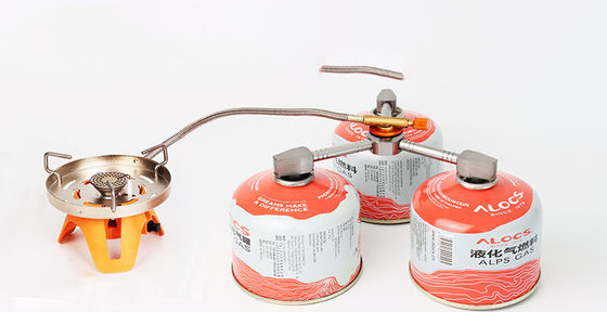 Outdoor Camping Lamp Converter mit 97g Aluminiumlegierung Gas Tank Umwandlung Kopfwerkzeuge