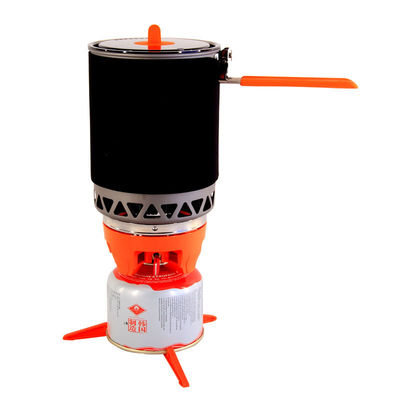 Poly Outdoor-Ofen Windfest 1600W Picknick Gaskofen mit integrierter Topf und Schüssel