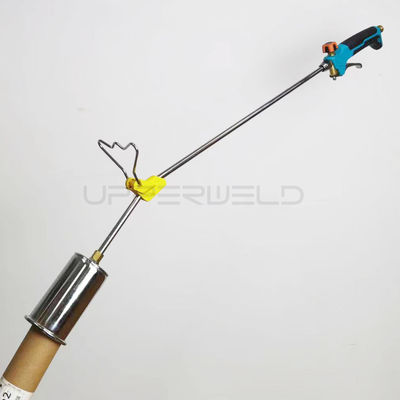 800000 BTU Selbstzündung doppelfarbiger Propangriff Heizung Unkrautbrenner mit Standmaße 98,5*29*53,5cm