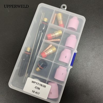 Luft/Wasser gekühlt TIG Schweißlampe Zubehör-Kit mit Stubby Gas Linsen und Glasbecher