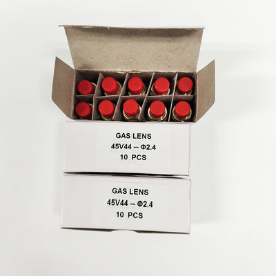 45V 44 2,4mm TIG-Schweißgaslinsen Sammelkörper für das Schweißen Luft/Wasser gekühlt