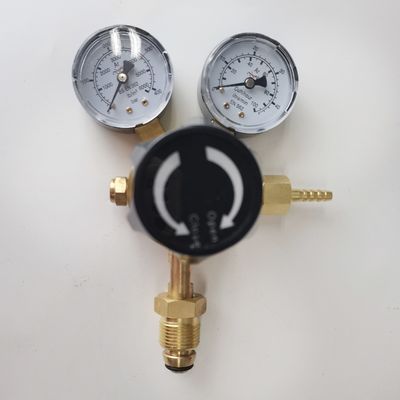 ODM unterstützt British Style Argon Gas Regulator Dual CO2 Durchflussmesser für Hochdruck Mig Tig Schweißen