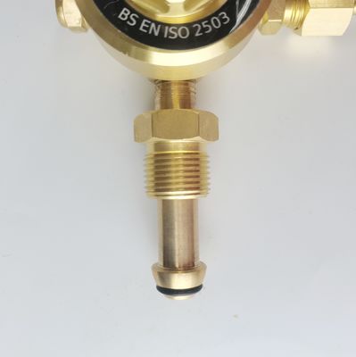 ODM unterstützt British Style Argon Gas Regulator Dual CO2 Durchflussmesser für Hochdruck Mig Tig Schweißen