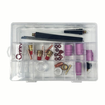 WP9/20 Taschenlampe TIG Gaslinsen-Weggen-Sammler-Kit Keramikdüse Modell 53N und 13N-Serie