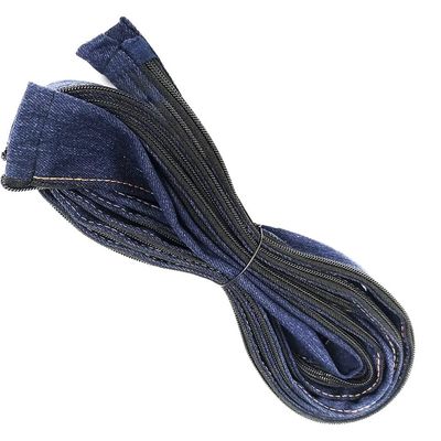 Schweißschutz Blaue feuerfeste Denimjacke für Kabelbedeckung TIG Schweißfackel