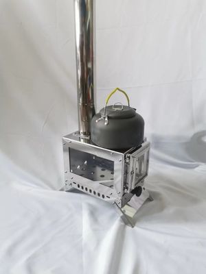Holzbetrieb Portable Heizofen Edelstahl Campingofen für den Außenbereich