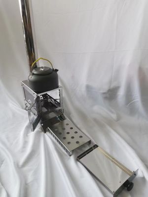 Holzbetrieb Portable Heizofen Edelstahl Campingofen für den Außenbereich