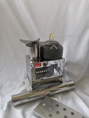 Holzbetrieb Portable Heizofen Edelstahl Campingofen für den Außenbereich