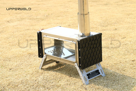 Holzbetrieb Portable Heizofen Edelstahl Campingofen für den Außenbereich