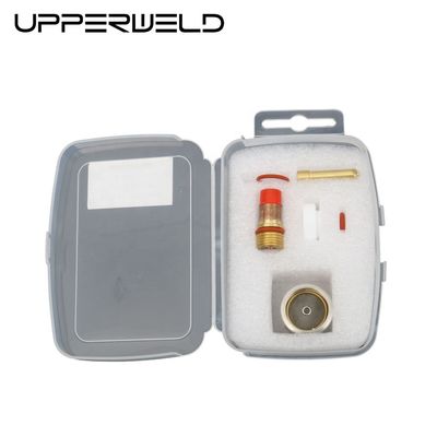 Gas-Linsen-Wegge Sammeln Pyrex Glas Tasse Kit 2,4 mm Klar für WP17 18 26 Schweißfackel