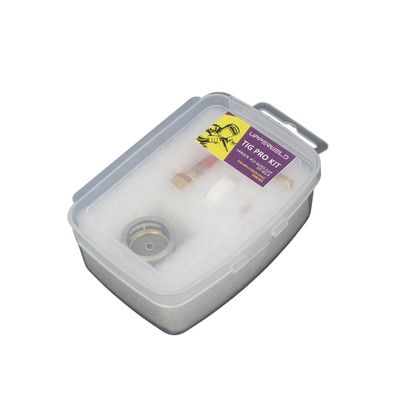 Gas-Linsen-Wegge Sammeln Pyrex Glas Tasse Kit 2,4 mm Klar für WP17 18 26 Schweißfackel