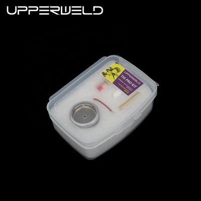 WP17 18 26 Tig Verbrauchsmaterialien Taschenlampe Gaslinsen Keil Sammeln Pyrex Glasbecher Kit 0,05 kg 2,4 mm