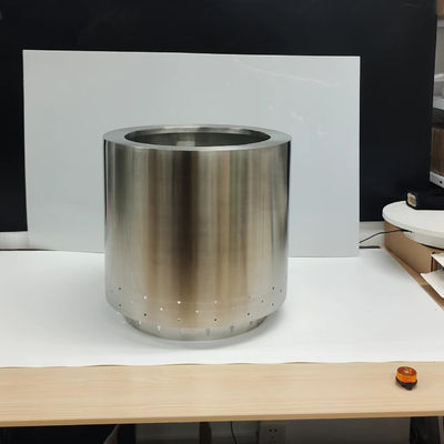15L Kapazität Silber 304 Edelstahl Portable Feuerstelle für die Förderung der Außenheizung