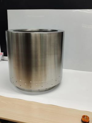 15L Kapazität Silber 304 Edelstahl Portable Feuerstelle für die Förderung der Außenheizung