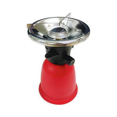 Komfortabel zusammengebauter Campingofen zum Kochen im Freien und für Abenteuer