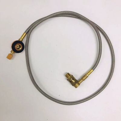 Gaskocherventil-Schlauchadapter und Zylinderanschluss für das Kochen im Freien