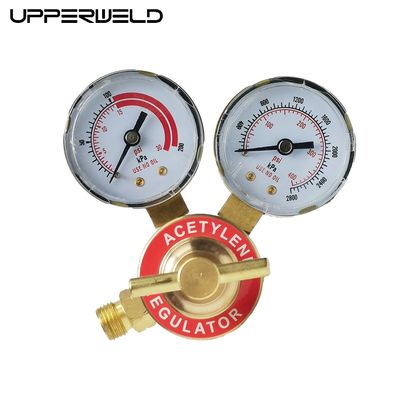 Doppelkopf-Druckregulierungsgerät mit Messingstange und einstellbarem Druck