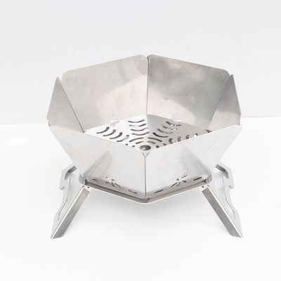 Portable BBQ Holzkohle Lagerfeuer mit Oberen Klappdesign 570mm*570mm*300cm
