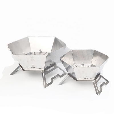 Portable BBQ Holzkohle Lagerfeuer mit Oberen Klappdesign 570mm*570mm*300cm