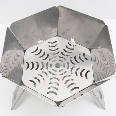 Portable BBQ Holzkohle Lagerfeuer mit Oberen Klappdesign 570mm*570mm*300cm