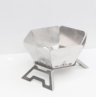 Portable BBQ Holzkohle Lagerfeuer mit Oberen Klappdesign 570mm*570mm*300cm