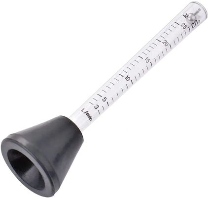 Durchsichtige 25 ml Messdurchflussmesser für das Schweißen von Mig Tig-Schweißmaschinen