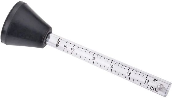 Durchsichtige 25 ml Messdurchflussmesser für das Schweißen von Mig Tig-Schweißmaschinen