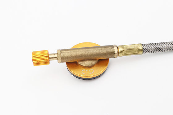 Gasadapterschlauch aus Edelstahl für BBQ Feuerstarter Campingofen Gasauffüllventil