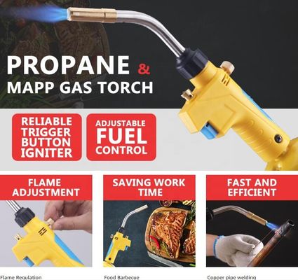 Kompakte 27.5*10*3.6 Meas Propan MAPP Gasschweißlampe zur Lötungs- und Lötungsheizung