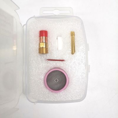 WP17 18 26 Tig Verbrauchsmaterialien Taschenlampe Gaslinsen Keil Sammeln Champagner Düse 53NACN Kit