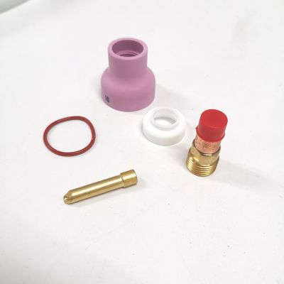 WP17 18 26 Tig Verbrauchsmaterialien Taschenlampe Gaslinsen Keil Sammeln Champagner Düse 53NACN Kit