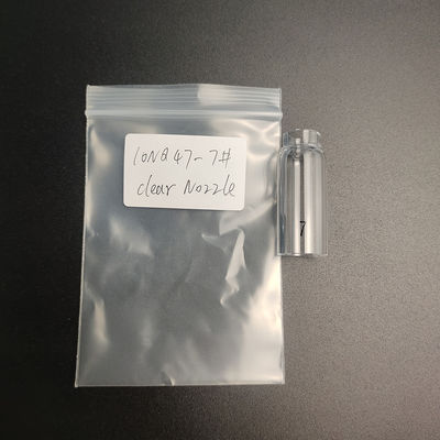 Durchsichtiges Glas Düsen Durchmesser 11 mm Oberwelt 10NQ47-7 für Tig Schweißfackel Zubehör