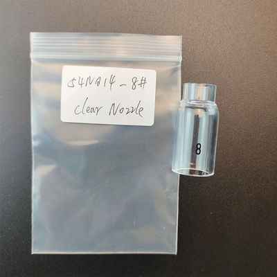 OBM-Support UPPERWELD 54NQ14-8 Durchsichtige Glasdüse Durchsichtige Quarzbecher Tig Zubehör