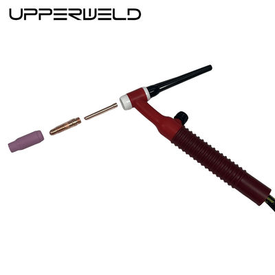 Professionelle Schweißfackel UPPERWELD WP26FV TIG mit 8m Kabellange und Tig-Gasart