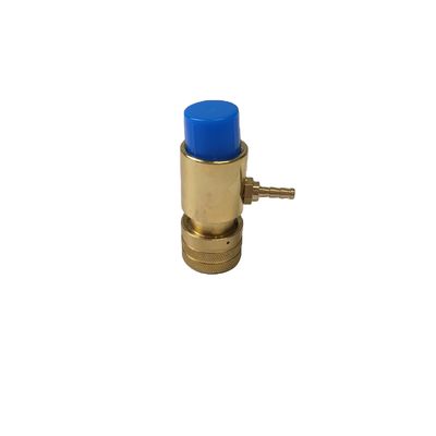 "-20" Zähne Linksguss Oberfläche Festmetall Sauerstoffregulator Tankventil N.W. 223,6g