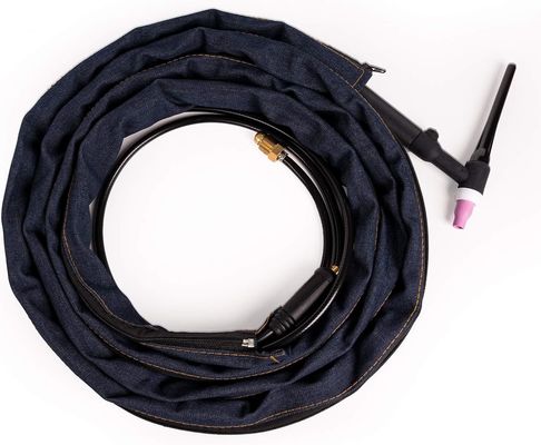 Dauerhafte Schweißlampe Kabel Abdeckung Cowboy Reißverschluss Jacke Stil Schutz für Gasbogenlampe