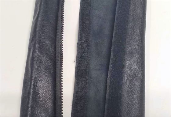 Dauerhafte Schweißflamme Kabelbedeckung Lederjacke Stil Wärmebeständiges Material Merkmal
