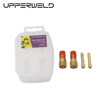 Gold Upperweld 4GL116 Gaslinsen und 4C116GS Wedge Collet Kit für WP17 18 26 Schweißfackel