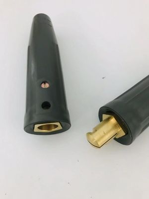 Schwarz US70 Kabelanschluss Schweißkabelhalter-Kit Männlich-Weiblich-Adapter für Schweißverbrauchsmaterialien Metall