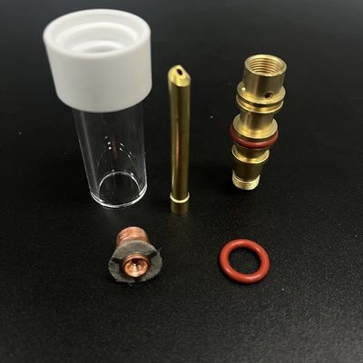 Wp17/18/26 Tig Schweißflamme Durchsichtige Düse Kit Integrierter Typ L 47 1.6 für Glasbecher