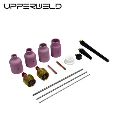 Aufschweißen 14PCS TIG Schweißfackel Zubehör Keramikdüse für WP-9/20 Aufschweißen