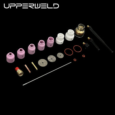 27PCS TIG Schweißlampe Zubehör für WP-9/20 2,4 mm Durchmesser Keramik Düse enthalten