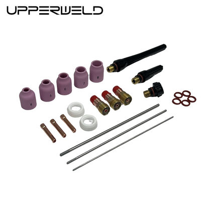 Erreichen Sie perfekte TIG-Schweißungen mit UPPERWELD 29PCS TIG-Schweißfackel-Zubehör und Gaslinsen
