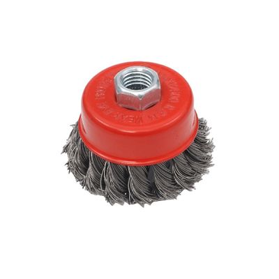 Zusammengestellte Unterstützung 3 Zoll Drehdrahtradbürste für Schweißverbrauchsmaterialien M14*75*2mm