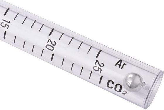 Genaue und dauerhafte Argon-CO2-Gas-Flussskala-Tester für TIG MIG Schweißbereich 0-25L/min